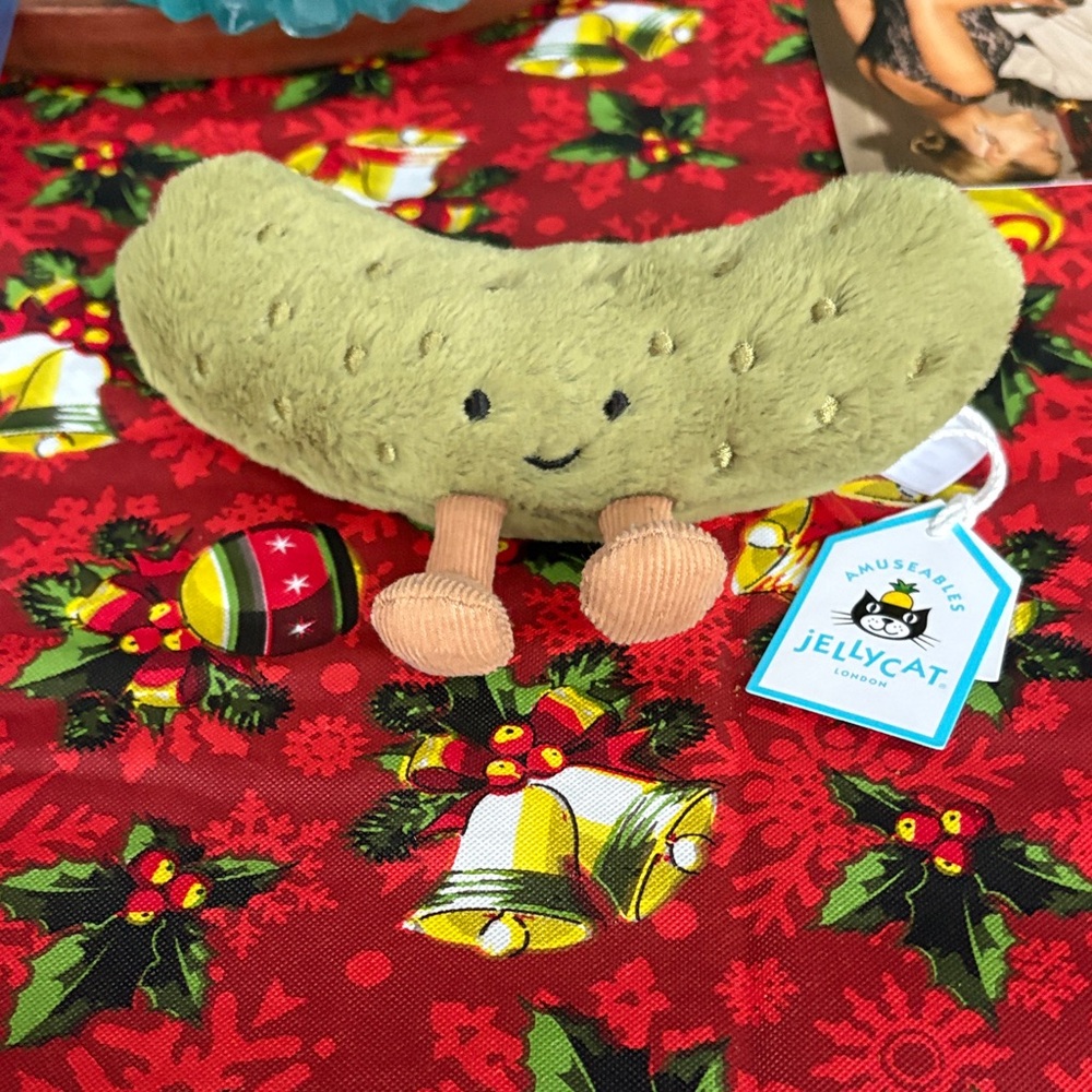 Jellycat Olive Green Pickle Plush